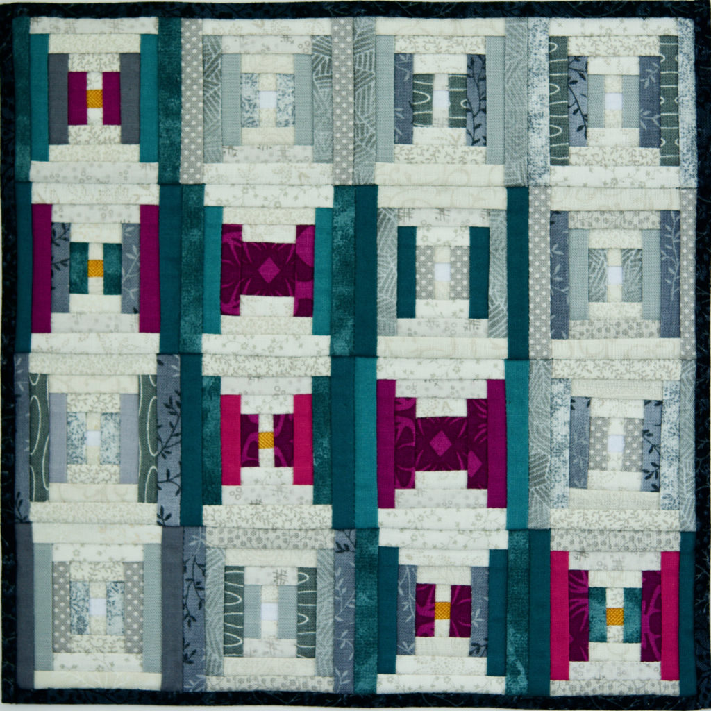Courthouse Steps Miniature Quilts Inspired by 19th Century Designs